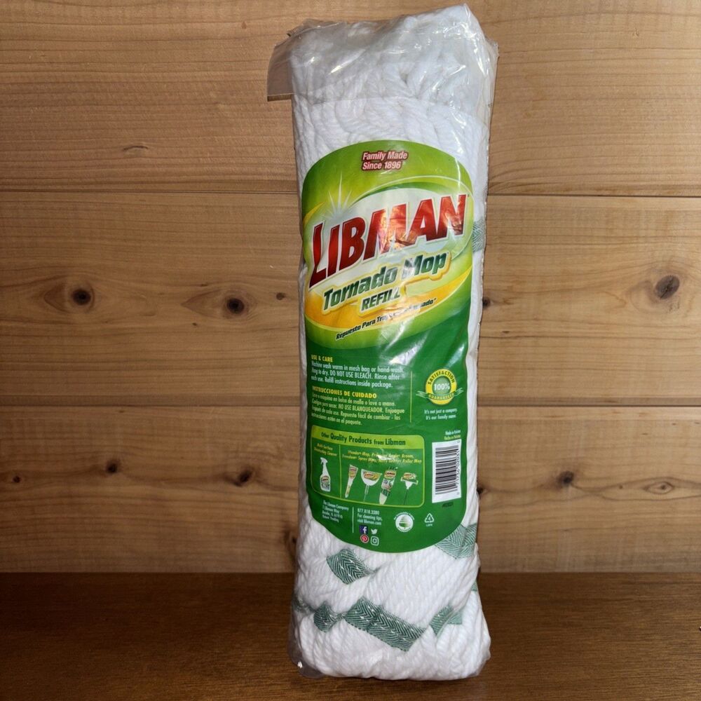 Libman Tornado Blended Cotton Twist Mop Head Refill Replacement